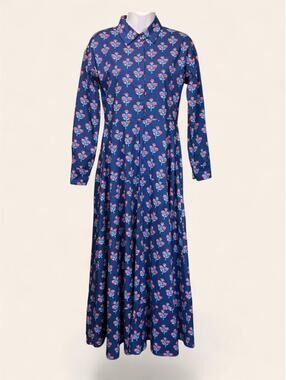 Capsule Blue and Red Floral Dress